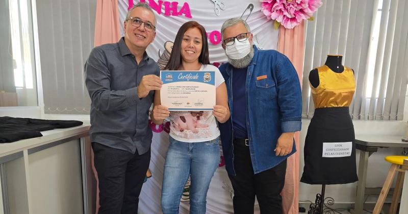 Formatura do Curso de Corte e Costura!